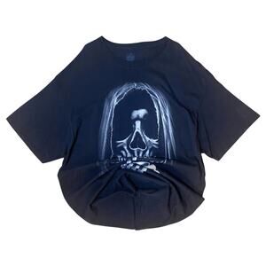 Y2K Spirit Grim Reaper Skull T Shirt Black XL